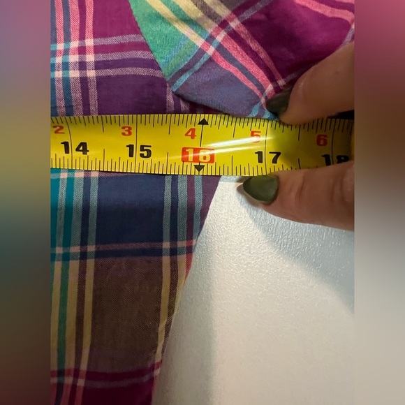 Retro inspired Handmade Cutesy Rainbow Plaid Women's Dress - Picture 8 of 9